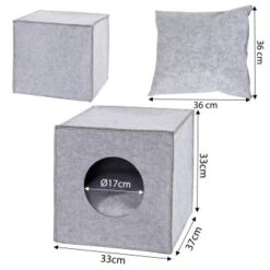 Lionto Katzenhöhle Aus Filz + Kissen - Regalhöhle Hellgrau -Katzenbedarf Rabatte 0036ad3586b9e5b8aa1bb1f52a56e5965826010c 1657087 de DE 2b68111a4f546f7cced3383cb08d3c588e71ff66KPpA0Q