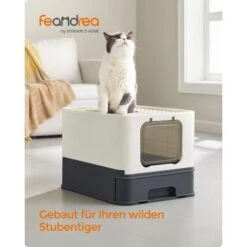 FEANDREA Katzentoilette, Mit Deckel Schwarz -Katzenbedarf Rabatte 6690935c3417ab909adbc37f3ef640e2d884184f 1665868 de DE 43fe626217411d3ef78347bf6a95375f5becd5d3uVaCEU