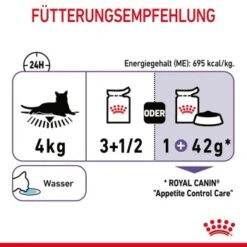 ROYAL CANIN Appetite Control Care 12 X 85 G -Katzenbedarf Rabatte 69b721e4d82df800ee6648830282589f7444e107 1344684 5