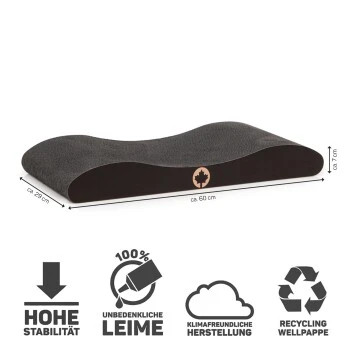 Canadian Cat Company Kratzbrett Comet L Schwarz 10 Canadian Cat Company Kratzbrett Comet L Schwarz – Bild 8