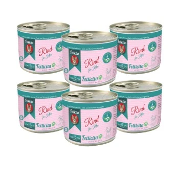 Fellicita Rind Pur Für Kitten 6x 200g 4 Fellicita Rind Pur Für Kitten 6x 200g – Bild 2