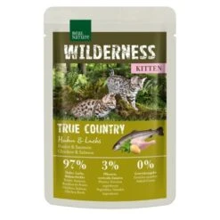 REAL NATURE WILDERNESS Kitten 12x85g True Country Mit Huhn & Lachs