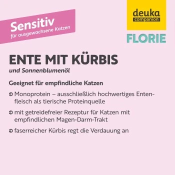 Florie Nassfutter - Sensitiv Ente 4 Florie Nassfutter - Sensitiv Ente – Bild 2
